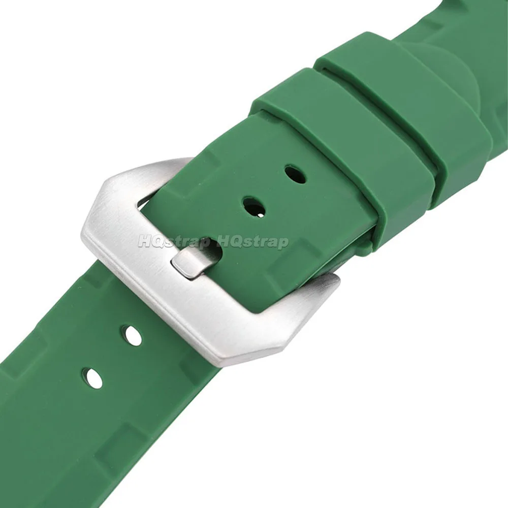 Correa de reloj de silicona 22mm 24mm 26mm para Penahai para