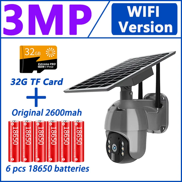 3MP WIFI Battery 32G