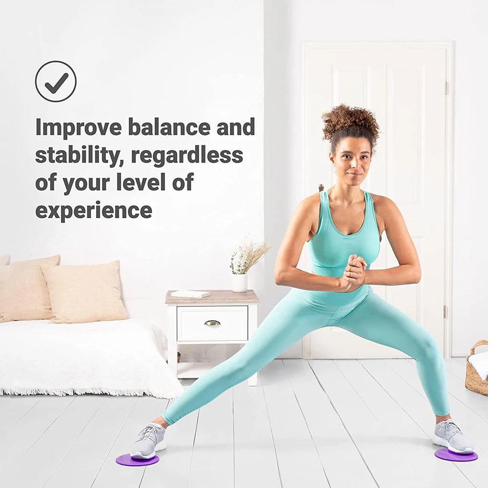 Sliders Per Allenamento - Cuscinetti Per Esercizi Addominali E Corpo Intero - 2 Pezzi Per Scivolate Su Moquette O Legno - Foto 1