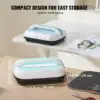 Heat Press Machine 12 x 10 Inch Portable Heat Transfer Machine Green White 2