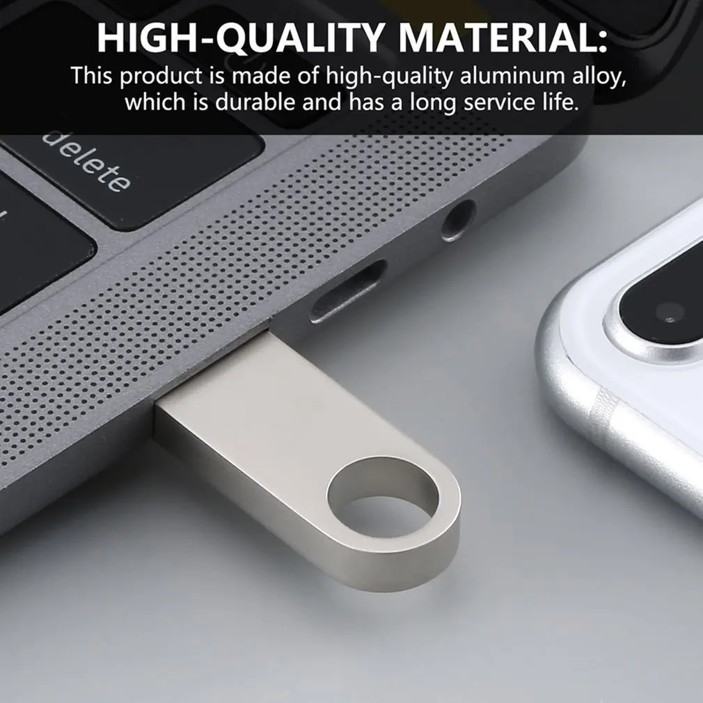 Фото Металлический USB флеш-накопитель, 4 ГБ, 8 ГБ, 16 ГБ, 64 ГБ, 128 ГБ №2