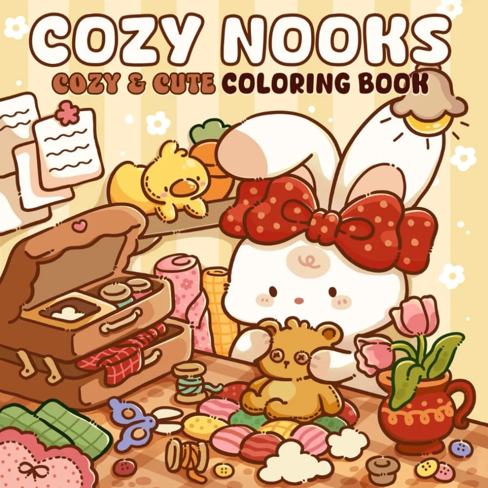 Cheekoo Cartoon Coloring Book Set for Teens, 120 Pages Art Therapy Gift, Creative Fun & Stress Relief Activity Book 3