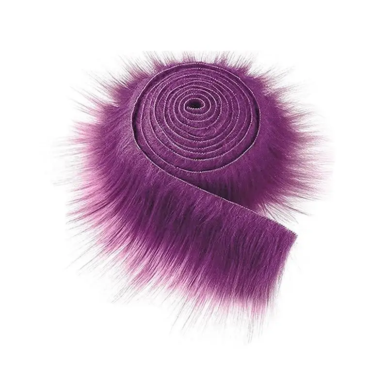 Fur Fabric Artificial Solid Color Plush Soft for Handmade Skirts Clothing Bags Hats Trims DIY