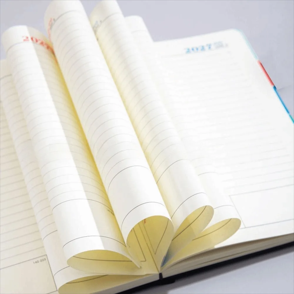 Agenda Portatile A5 2027 in Inglese, Manuale di Efficienza, Pianificatore A5, Quaderno per Appunti e Pianificazione Aziendale - immagine 4