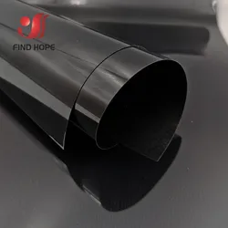 Premium PU Heat Transfer Vinyl for DIY Textiles and Fabric Crafts (Black)