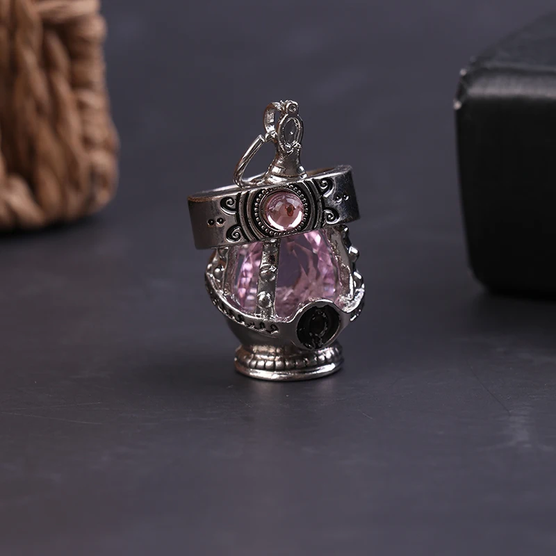 2Pcs/set Anime Magica Cosplay Gem Necklace Pendant Ring Set Gift Party Prop