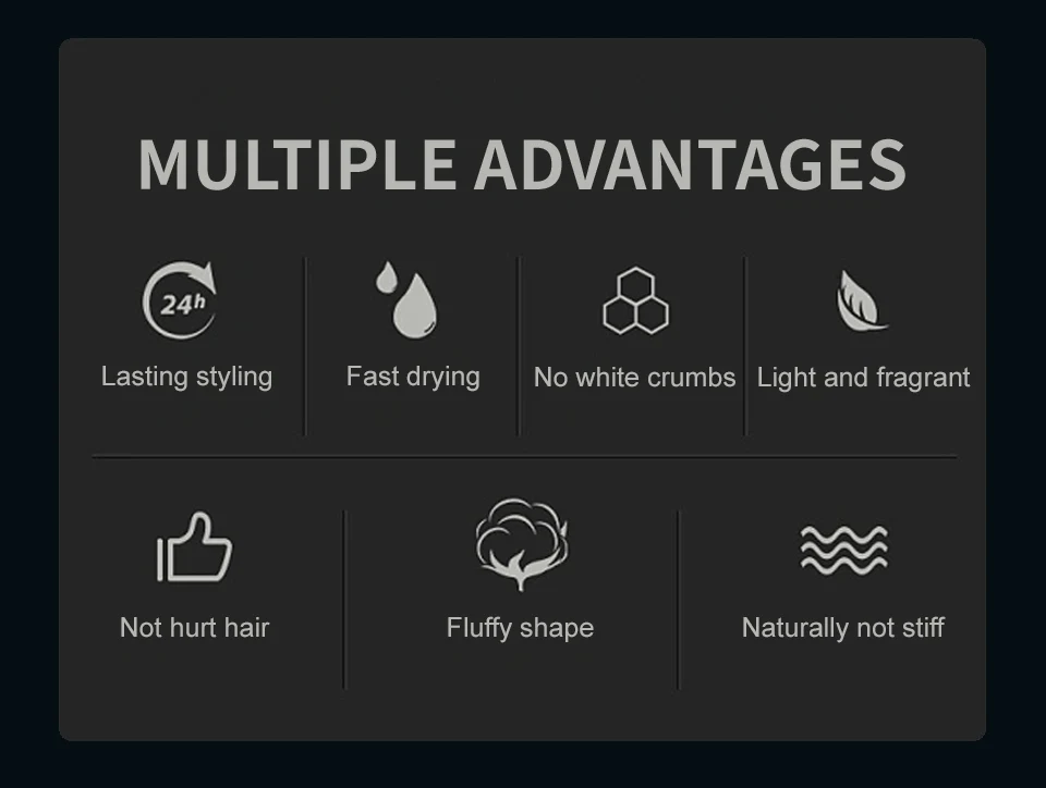 Description Picture 3 of itemSevich 75g Hair Wax Stick Gel Cream Long Strong Lasting Hair Styling Wax Children Men And Women Styling Waxfashion Hair Cream