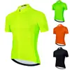 Solid Color 2024 Men Summer Short Sleeve Cycling Jersey Set MTB Maillot Ropa Ciclismo Bicycle Wear Breathable Cycling Clothing 1