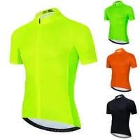 Solid Color 2024 Men Summer Short Sleeve Cycling Jersey Set MTB Maillot Ropa Ciclismo Bicycle Wear Breathable Cycling Clothing 1