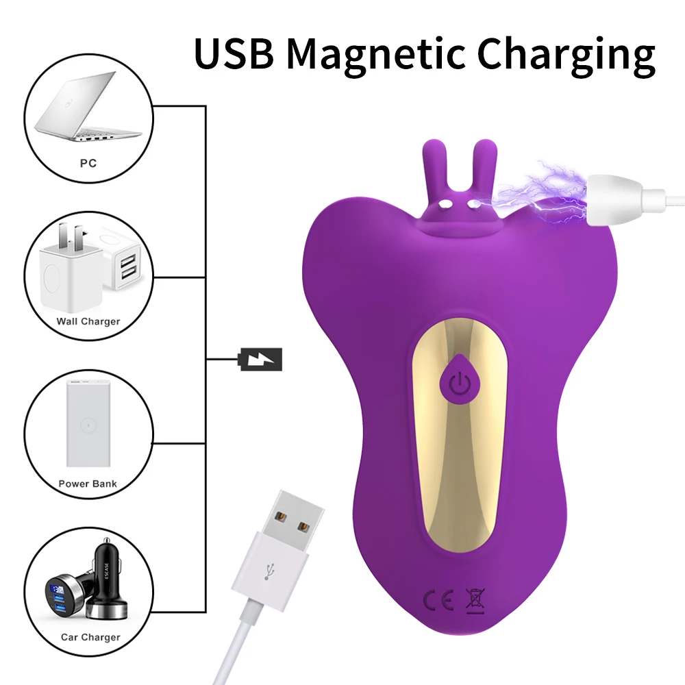 Vibrator Saugen Tragbare Höschen 10 Geschwindigkeiten Vibrierender Saugnapf Oral Sex Saug Klitoris Stimulator E_voghion.com