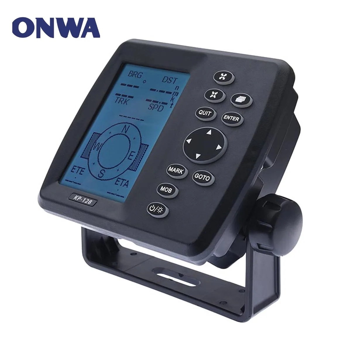 ONWA KP-128 4.3inch LCD Satellite Navigator GPS/SBAS Navigation System DC12V-24V With GPS Antenna For Marine Boat