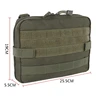 Outdoor Molle Admin Pouch 1000D Tough Nylon EDC Utility Pouches Tools Bag EMT Utility Map Pocket for Hunting CS 6