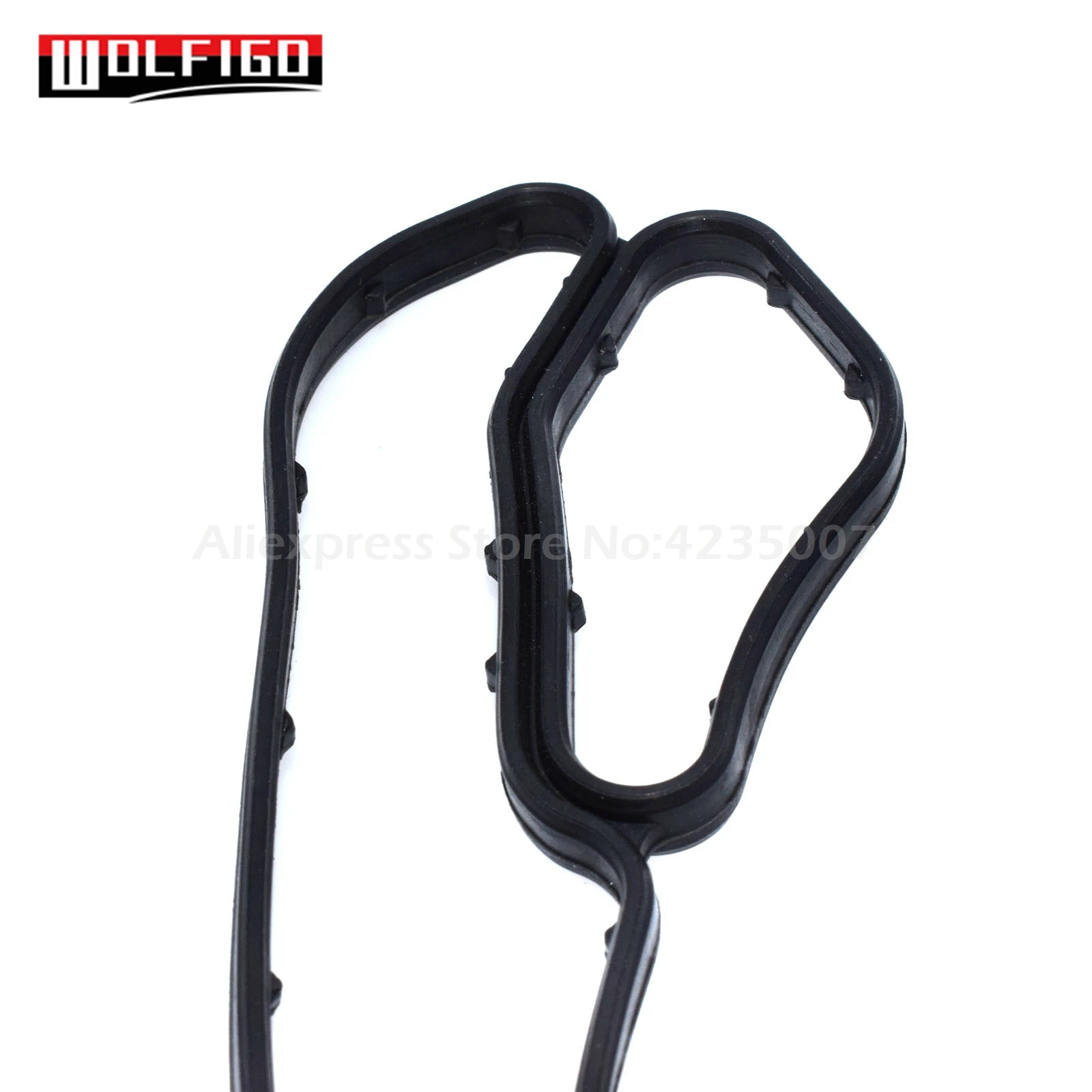 5 Sets Oil Filter Housing Gasket Cooler Seal Rubber Set 11428637820 11428637821 For BMW E60 E61 E81 E90 E91 525i 11427525335