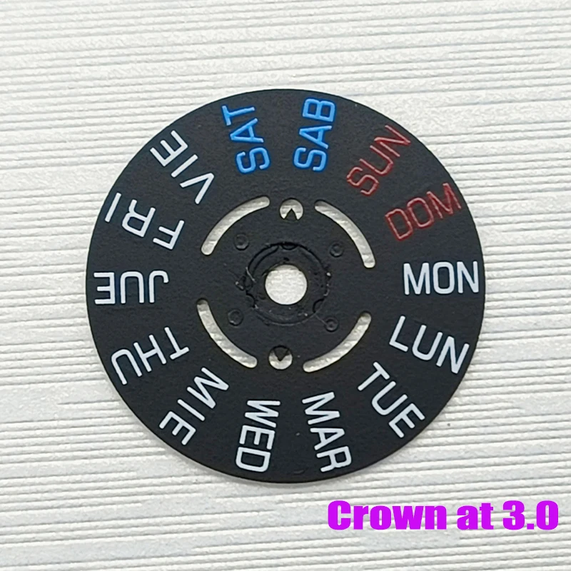 Black Date Wheel Dial for Automatic Watch Movement