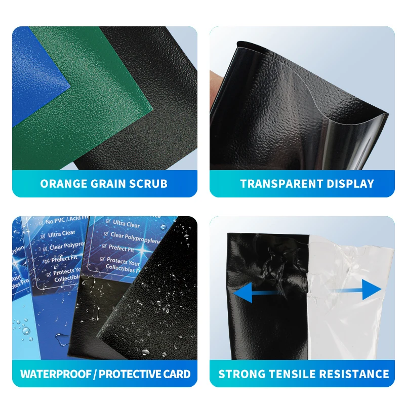 62 × 89 مللي متر 100 قطعة بطاقة أنيمي الأكمام الوا...