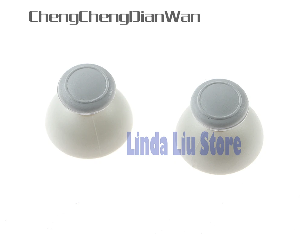 20 Pz/Lotto Sostituzione Bianco Nero Joystick Thumbstick Cap Shell Mushroom Caps Per Controller Di Gioco Nintendo Wii