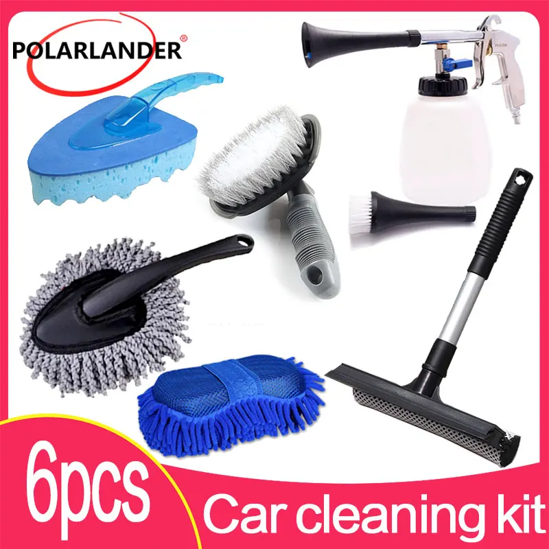 lavagem-de-carro-limpeza-kit-ferramenta-beleza-pulverizador-pote-raspador-com-alta-pressao-tornado-espuma-garrafa-agua-escova-limpeza-esponja-6-pcs