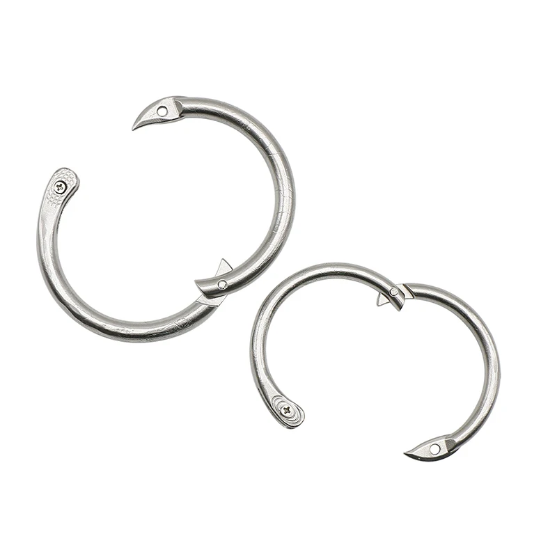 Anneau de nez de bétail Anneau de Nez de Vache Taureau en Métal Chromé