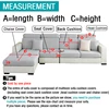 Thick Cushion Cover Fitted Sofa Covers for Living Room Washable Stretch Jacquard Seat Cover Furniture Protector Sectional Sofa 2