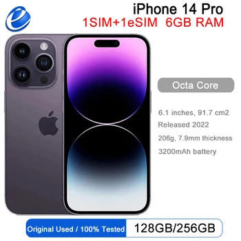 Apple iPhone 14 Pro 128/256/512GB ROM 6GB RAM 1SIM+1eSIM Original 6.1 1