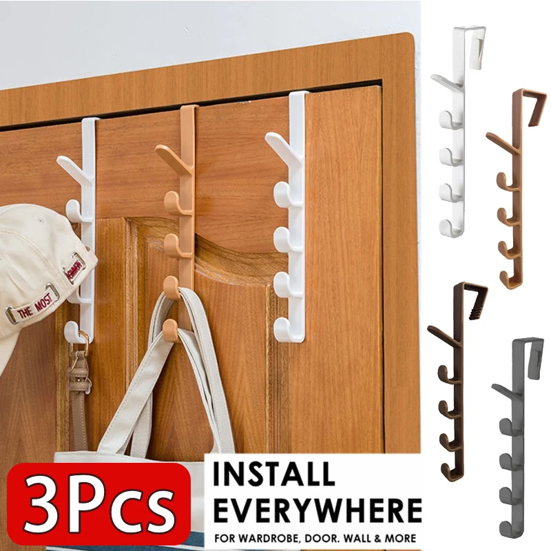 Bedroom Door Hanger Wall Organizer Hook Over The Door Plastic Home Storage  Organization Hooks Purse Holder for Bags Rails - AliExpress