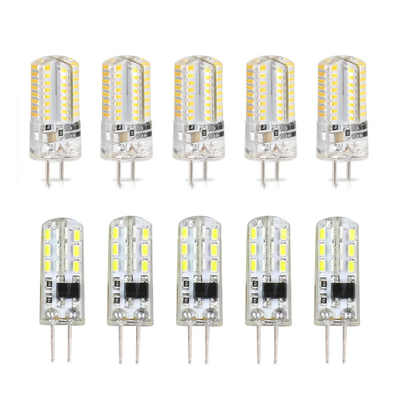 

6X 10X 20X LED Bulb 3W 5W G4 G9 Light Bulb AC 220V DC 12V LED Lamp SMD2835 Spotlight Chandelier Lighting Replace Halogen Lamps