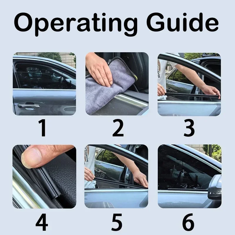 Universal Car Side Window Wiper Tool 2025 Eco-friendly Cars Window Water Mist Removal Wipers Blade Auto Accessories 5