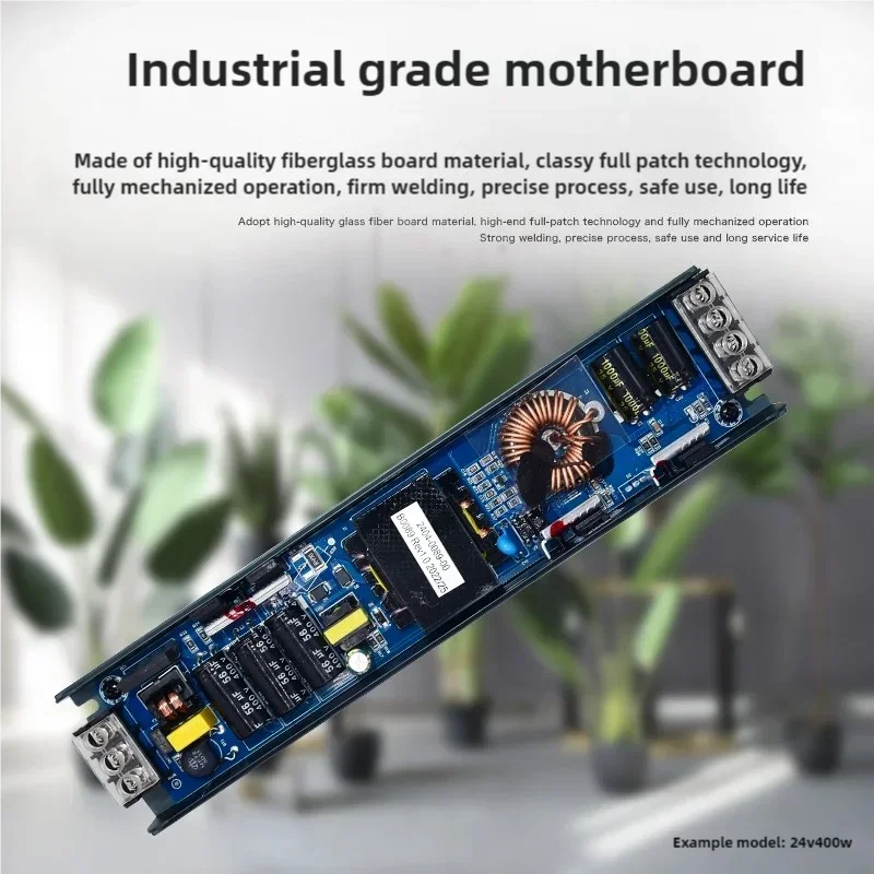 Ultra thin Lighting Transformer DC12V/24V Power Supply Adapter LED Strip Switch Driver Lamp 60W 100W 200W 300W 400W