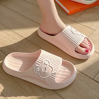 الفتيان والفتيات داخلي الأطفال النعال المضادة للانزلاق ومقاومة للاهتراء إيفا الصنادل سميكة القاع عدم الانزلاق الأطفال أحذية المنزل 2