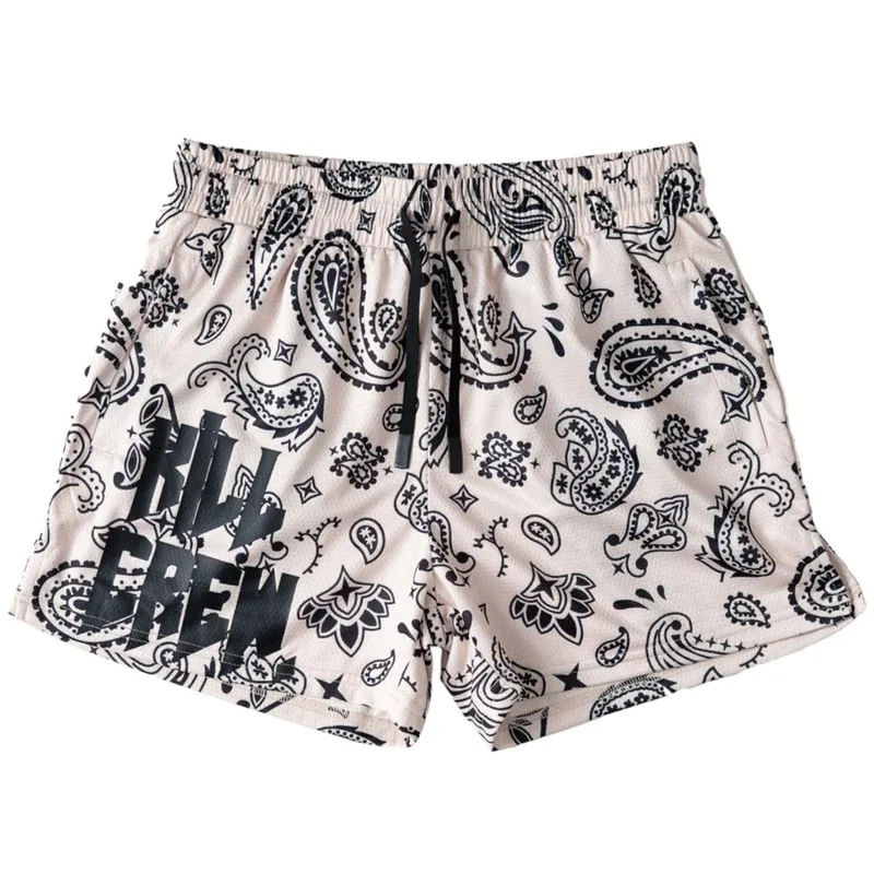 2024 New Summer Men's Sports Shorts Fitness Basketball Beach Pants Travel Mesh Breathable College bodybuilding Gym Basic Shorts 3