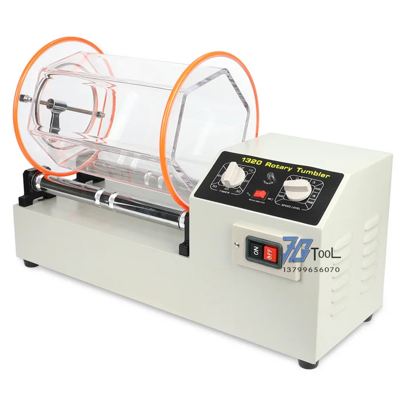 Rotary Tumbler 11KG Capacity Polishing Machine, Jewelry Making Tools Gold Burnis