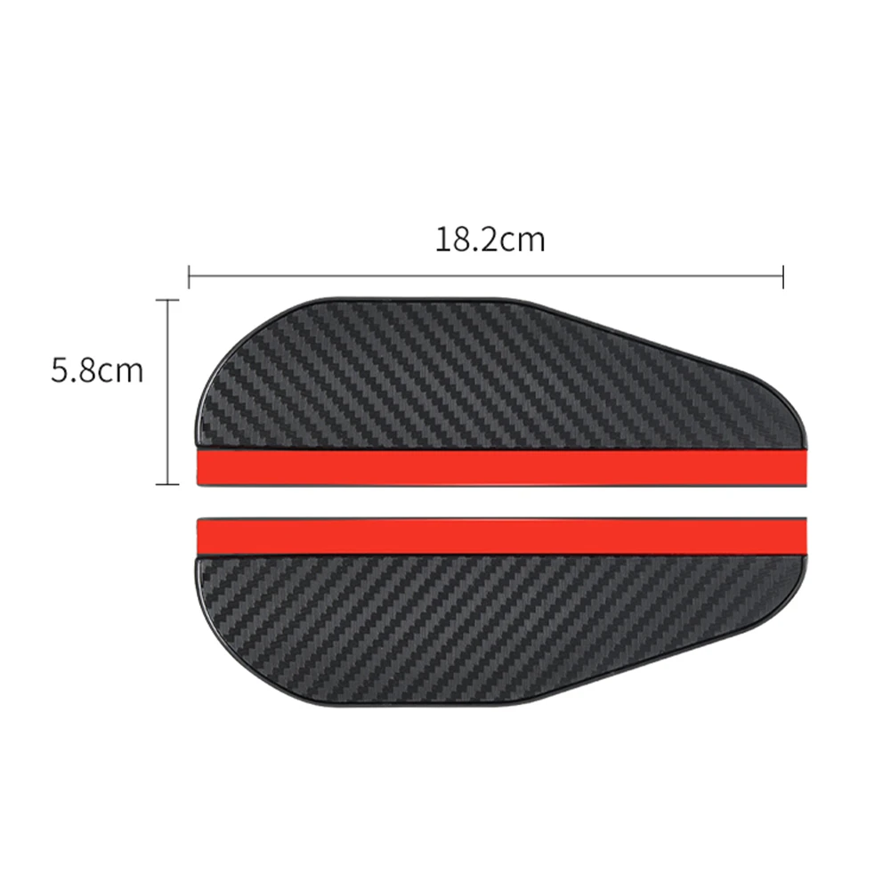 Car Accessories Carbon Fiber Car Rear View Mirror Rain Cover for Renault Megane 2 3 Duster Logan Clio 4 3 Laguna 2 Sandero Scenic Captur