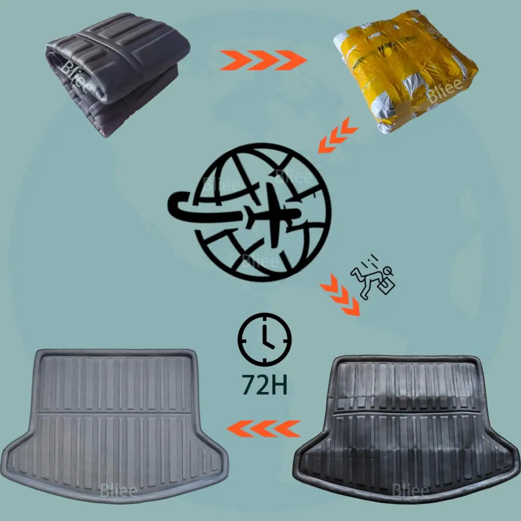 Tappetino Bagagliaio Per Opel Mokka B SUV (2021-) - In TPE Antiacqua E Antiscivolo - Foto 3