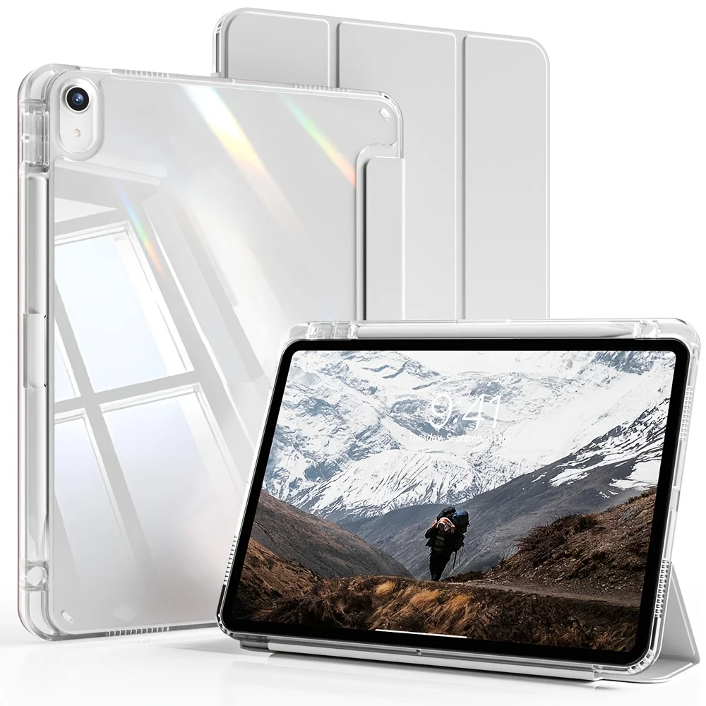 Transparent Acrylic Tablet Case with Auto Wake/Sleep Function