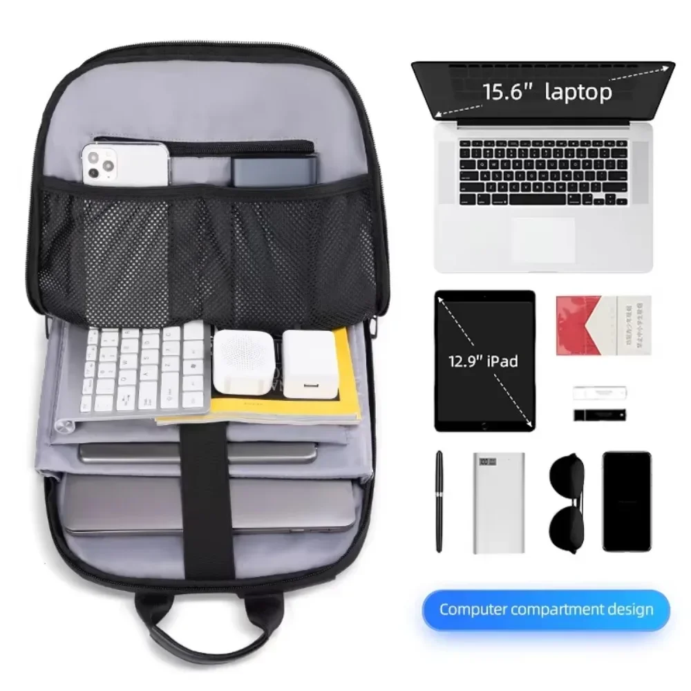 Men's Waterproof Backpack Ultra Lightweight Back Bag for Men Backpack Book Bag Men's Stylish Backpack 15.6" Notebook 백팩