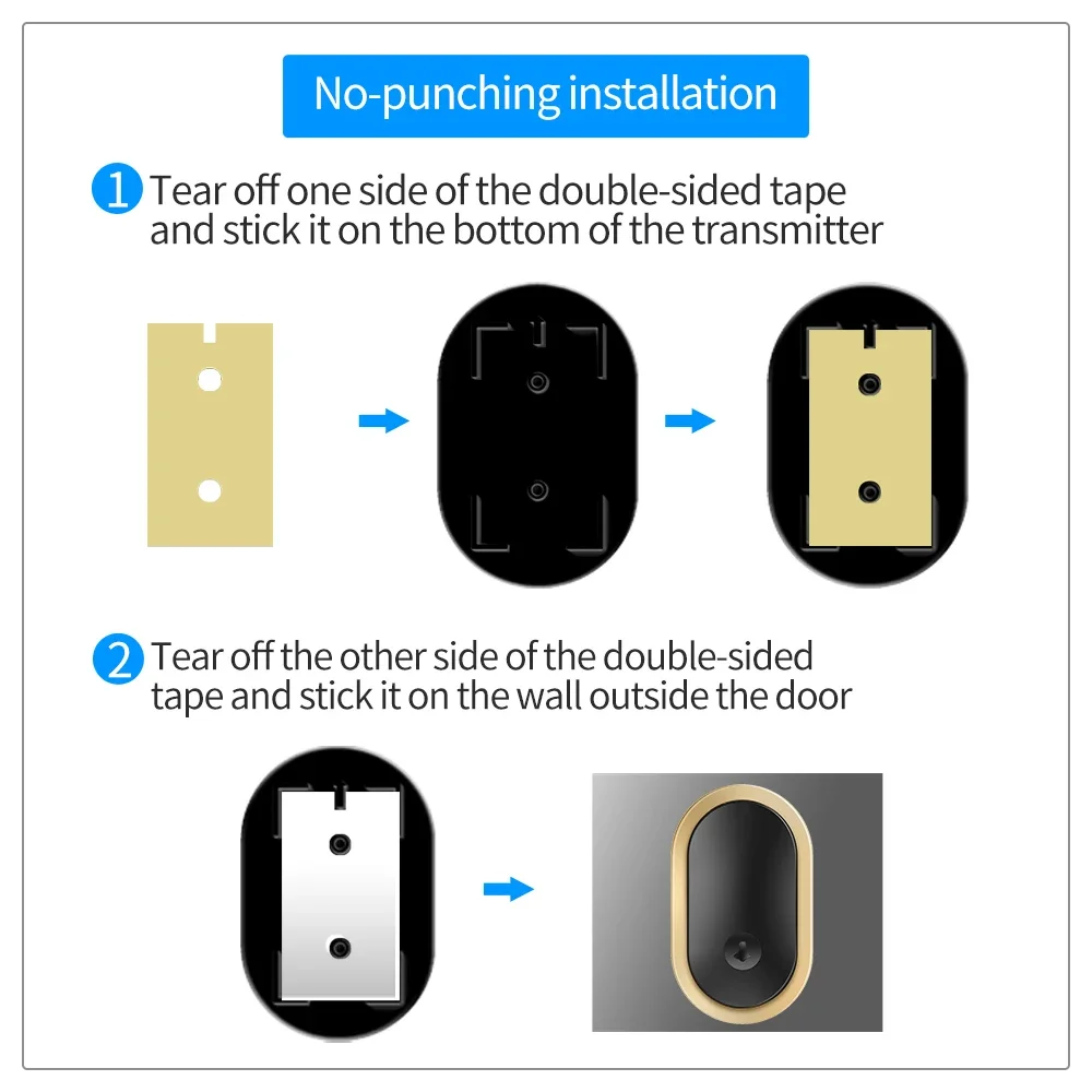 CACAZI A99 Wireless Waterproof Home Intelligent Multiple combinations Long Distance US EU UK AU Plug Door Bell Chime