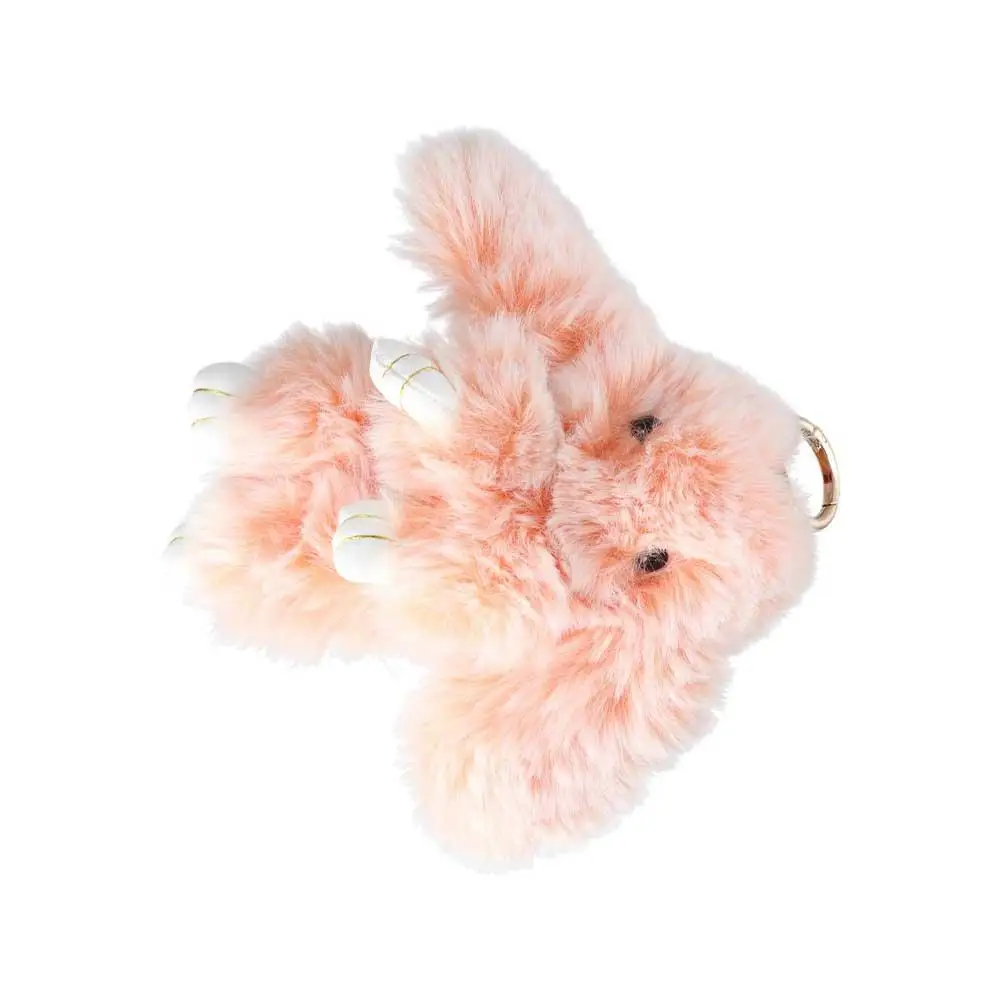 Pendant Plush Toy Bags Pendant Jewelry Ornament Fluffy Toy Doll Plush Bunny Keyring Bunny Keychain Rabbit Fur Keychain