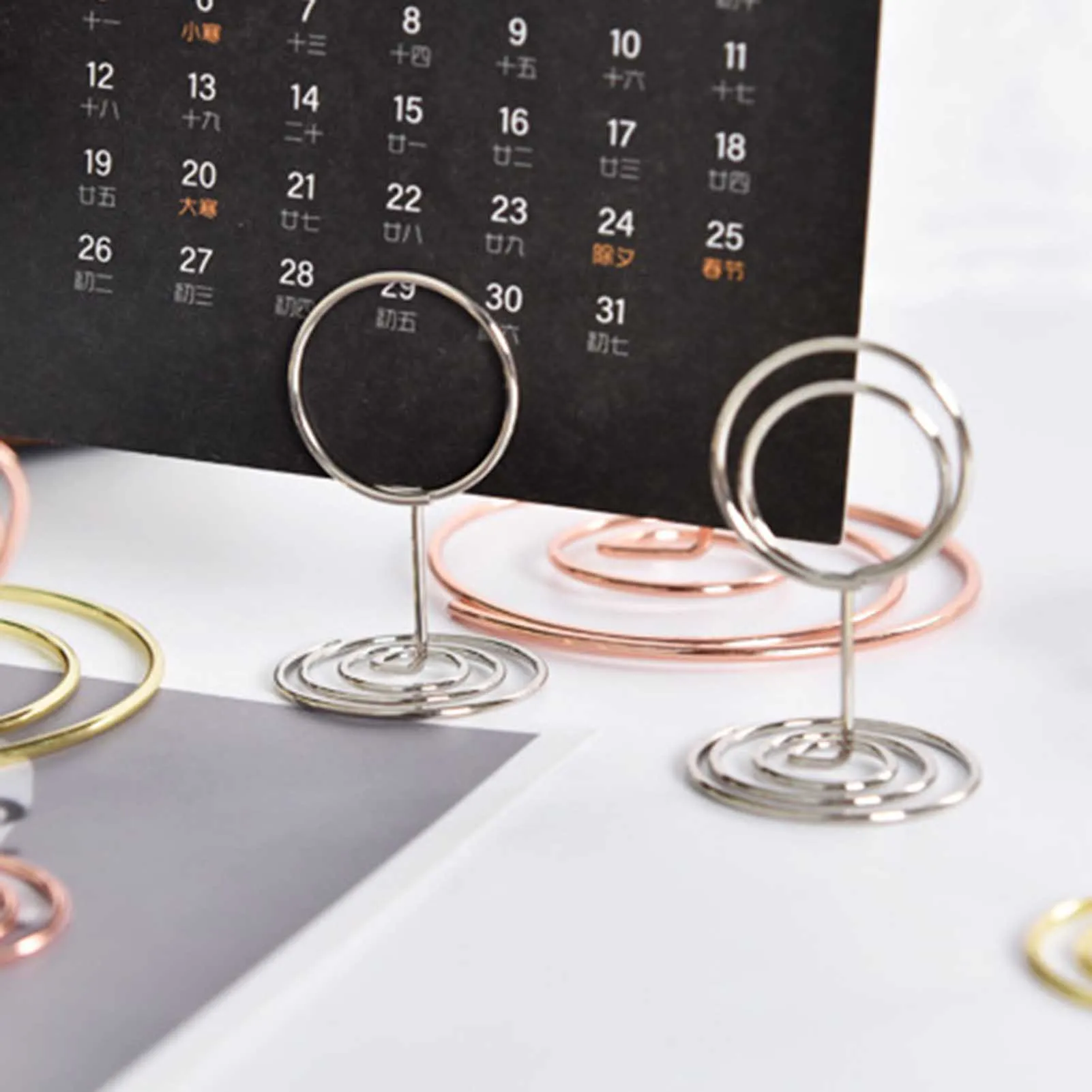 5pcs Dining Slot Card Holder For Centerpieces Table Number Holders Picture Holder Office Memo Clip Wedding Reception Accessories place card holders,photo holder stand