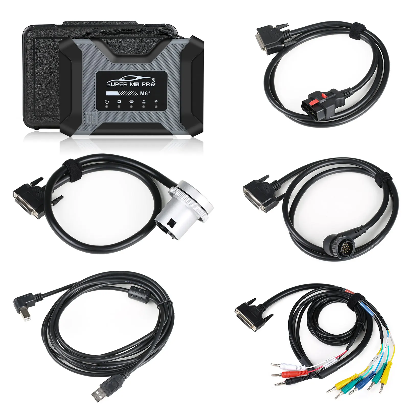 

2023 New Super OEM MB Pro M6+ Wireless Star Diagnosis Tool Full Configuration Work on Both Cars and Trucks