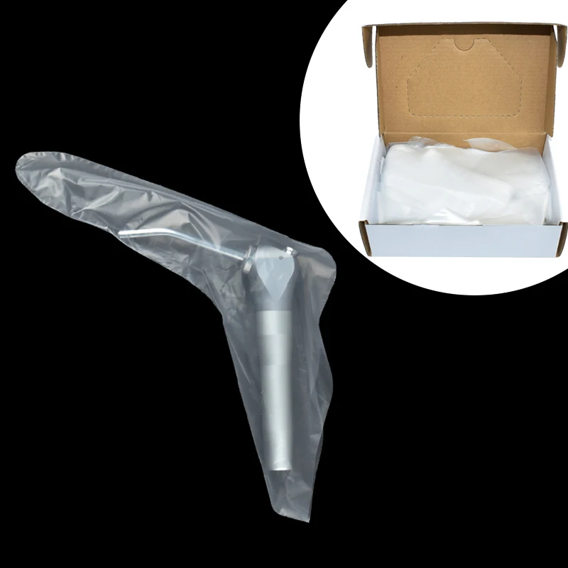 

500Pcs/box Dental Three Way Gun Syringes Sleeves Dental Tool Film Protective Cover Dentistry Material