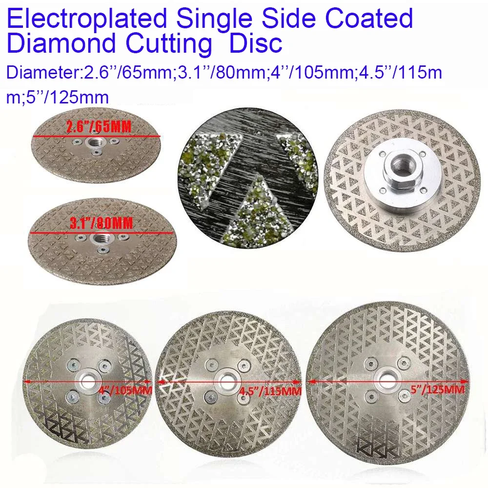 Diamond Grinding Wheel Cutting Blade Disc Grinder 65mm/80mm/105mm/115mm/125mm For Sharpener Porcelain Tile Marble Granite Cutter Cutting Disc Grinding Wheel