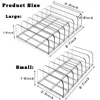 7-Compartment Transparent Makeup Organizer for Eyeshadow Palette and Cosmetics, Vanity Table and Bathroom Countertop Storage Box 6