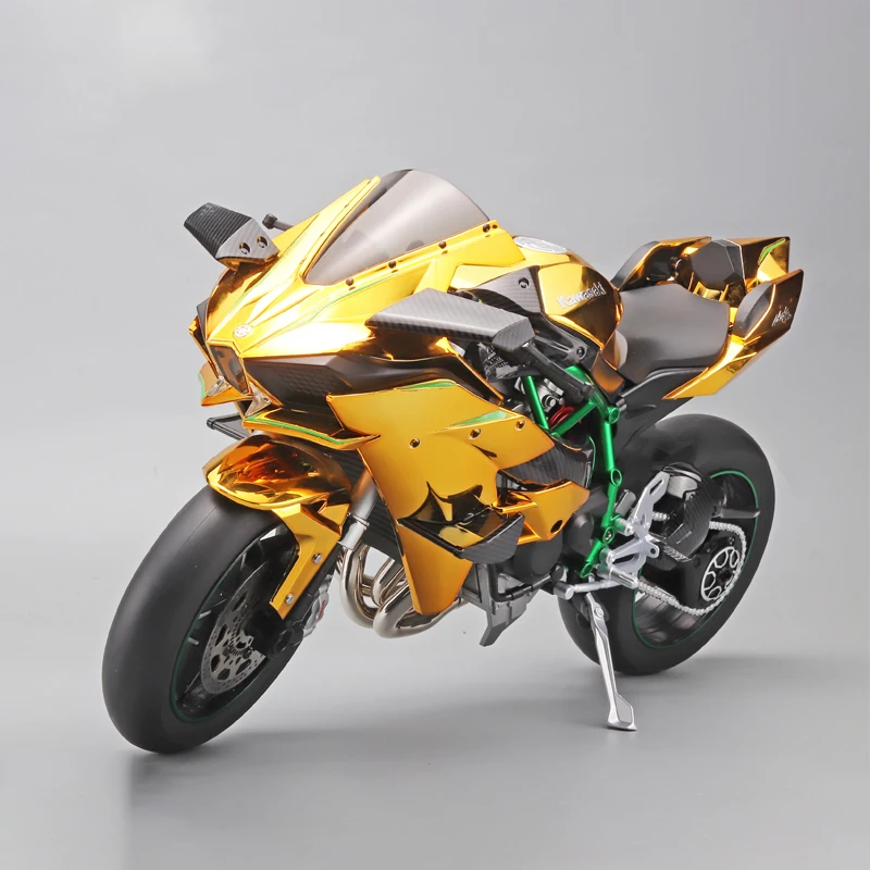 新品　1/6　KAWASAKI　H2R　バイク完成品　可動フィギュア　ゴールド 新品 1/6 KAWASAKI H2R バイク完成品 可動フィギュア ゴールド