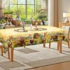 1 Easter Round Tablecloth, 5 Sizes Available, Spring Cute Rabbit Easter Egg Grass Map Pattern Printed Tablecloth, Edge Embossing Process, Spring Garden Tablecloth Decoration, Tablecloth for Daily Home Kitchen, Terrace, Easter Decoration, Spring Decoration 4