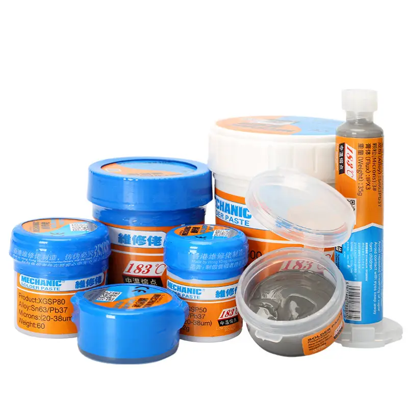 MECHANIC 183℃ XGZ40 Solder Paste Flux Sn63/Pb37 Soldering Welding Tin Paste for Mobile Phone IC CPU BGA SMD Phone Repair Tools image 1