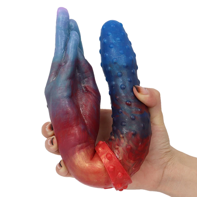 Double plug anal et dildo avec stimulation clitoridienne_voghion.com