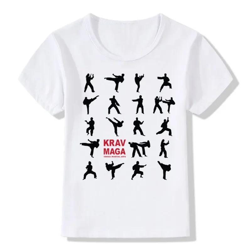 

Boys&Girls Print Israel Krav Maga T-shirt Children Summer Self Defense Fitness IDF T shirt Kids Tops Tee Baby Clothes,ooo715