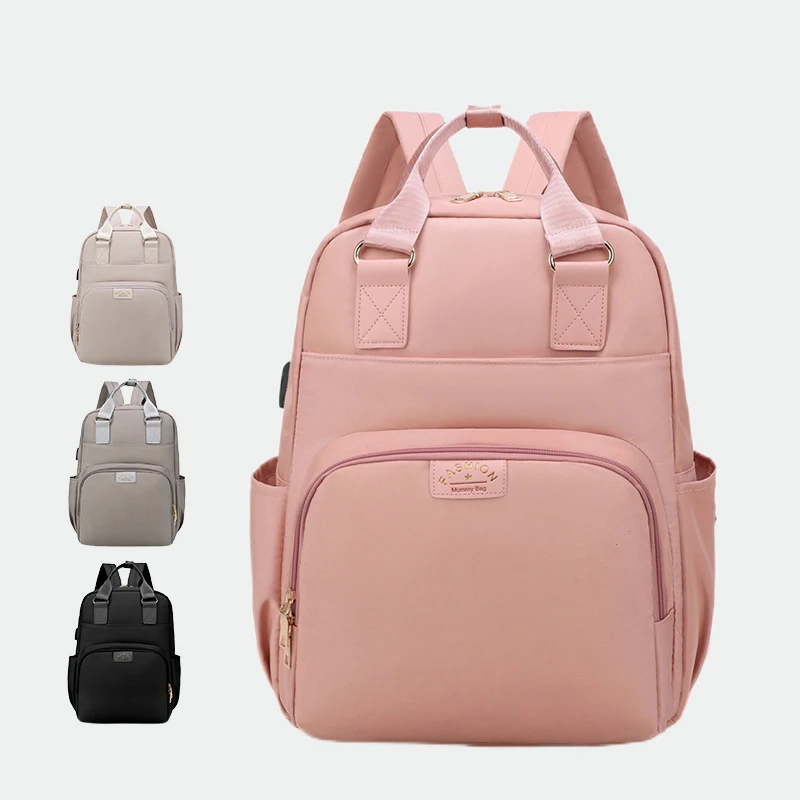 

Elegant Baby Diaper Backpack Nappy Stroller Bags Multifunctional Maternity Travel Changing Bag For Mommy Women Backpacks