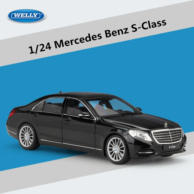 Miniature Voiture Mercedes Classe S - 1/72 Par Joycity - Die-cast (échelle 00) - Occasion