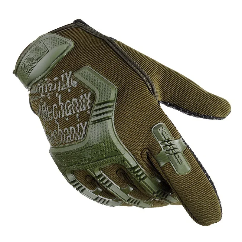 Tactical Military Paintball Airsoft Shot Soldier Combat Police Anti-Skid Bicycle Full Finger Glove Men Clothing Gardening Gloves 5